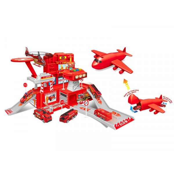 Six-Six-Zero Tűzoltóállomás zenélő- és világítótoronnyal Six-Six-Zero Tűzoltóállomás zenélő- és világítótoronnyal