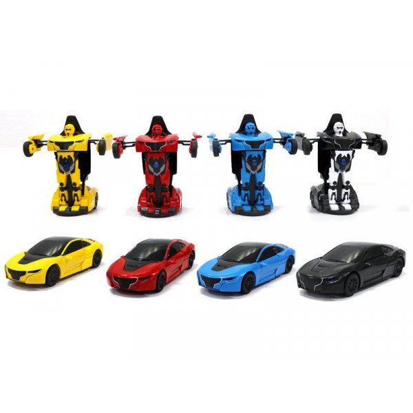 Átalakuló kisautó többféle - 1:32, zenél, világít