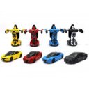 Átalakuló kisautó többféle - 1:32, zenél, világít