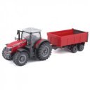 Bburago Farm - Massey Fergusson 8740S utánfutóval