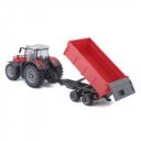 Bburago Farm - Massey Fergusson 8740S utánfutóval