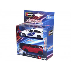 Bburago - Audi A6 rendőrautó és üldözöttje 1:43