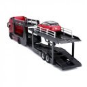 Bburago Street Fire - Volvo FH16 tréler + Land Rover 1:43