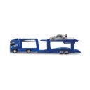 Bburago Street Fire - Volvo FH16 tréler + Porsche 911 1:43