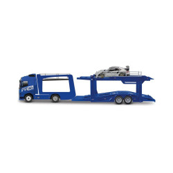 Bburago Street Fire - Volvo FH16 tréler + Porsche 911 1:43