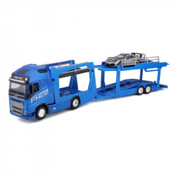 Bburago Street Fire - Volvo FH16 tréler + Porsche 911 1:43