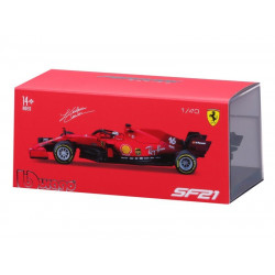 Bburago F1 - Ferrari, SF21 2021-es szezon Díszdobozos C. LeClerc 1:43