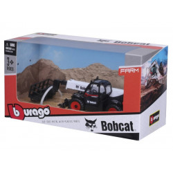 Bburago Farm - Emelőkosaras Bobcat 1:50