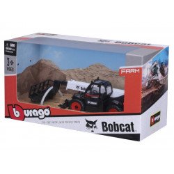 Bburago Farm - Emelőkosaras Bobcat 1:50 Autó, jármű Bburago