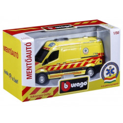 Bburago Magyar Mentőautó - VW Cratfer 1:50