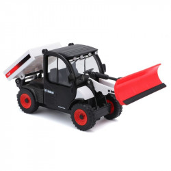 Bburago Farm - Bobcat hókotróval 10 cm