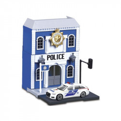 Bburago city 1/43 - Audi A6 rendőrautó és rendőrö