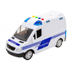 Lendkerekes magyar rendőrautó 21cm 1712A138