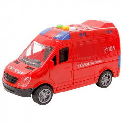 Lendkerekes magyar tűzoltóautó 14cm 1712A133