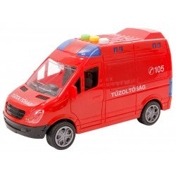Lendkerekes magyar tűzoltóautó 14cm 1712A133 Autó, jármű REGIO