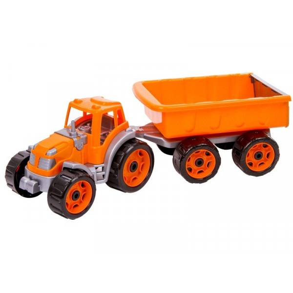 Műanyag traktor utánutóval 3442