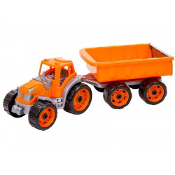 Műanyag traktor utánutóval 3442