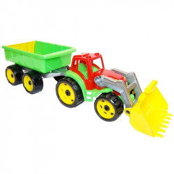 Műanyag traktor utánutóval 3688