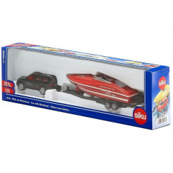 SIKU Toyota Landcruiser autó utánfutóval és motorcsónakkal 1:55 - többféle - 2543 Autó, jármű SIKU