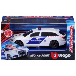 Bburago 1/43 Audi A6 szirénázó magyar rendőrautó