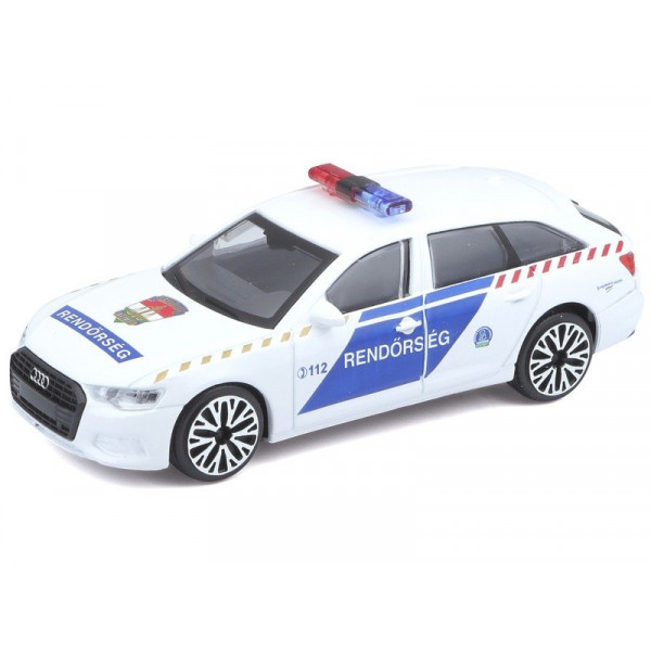 Bburago 1/43 Magyar Rendőrautó - Audi A6 Avant 18