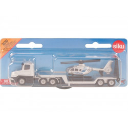 Tréler+helikopter 1610 Autó, jármű SIKU