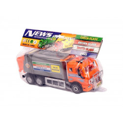 Lendkerekes kukásautó - 27 cm