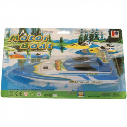Speed Boat elemes motorcsónak - 30 cm Autó, jármű REGIO