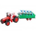 Lendkerekes traktor utánfutóval 1004A395