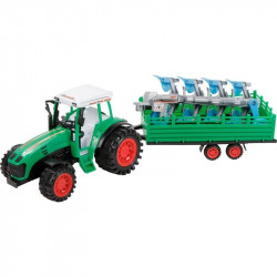 Lendkerekes traktor utánfutóval 1004A395