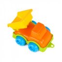 Műanyag dömper - narancssárga, 11 cm