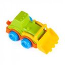 Műanyag markolós traktor - zöld, 13 cm