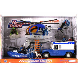 Rendőrautó játékszett C110-37 Autó, jármű REGIO