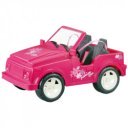Terepjáró autó játékbabákhoz - rózsaszín