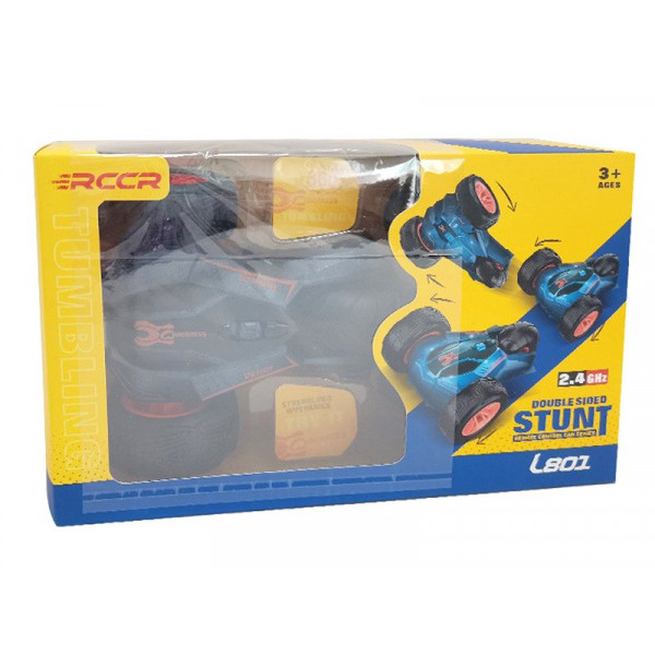 RC átfordulós autó, 1:28, 2,4GHz, 4 csatornás, ak