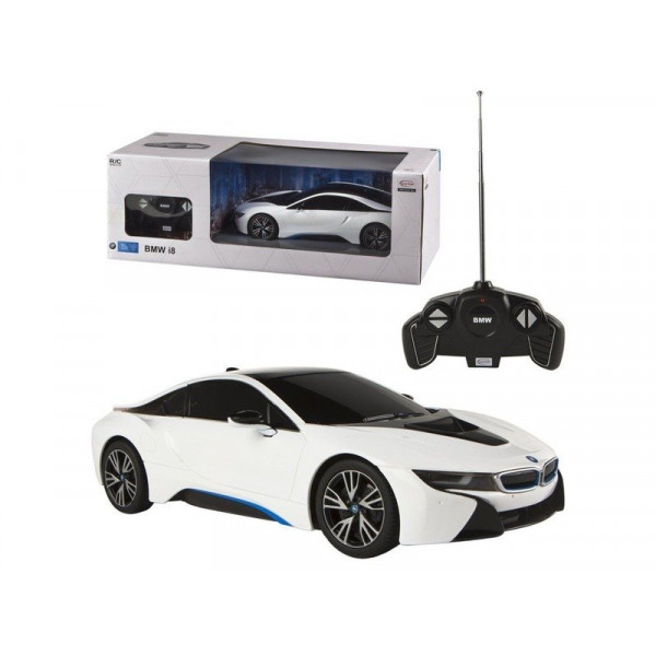 Távirányítós autó 1:14 BMW i8, nyitható ajtó, USB