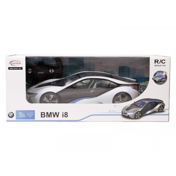 Távirányítós autó 1:14 BMW I8, világítással 49600