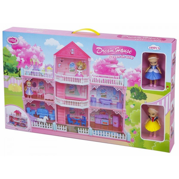 Babaház 66,5x7,8x40 cm 1904Z114