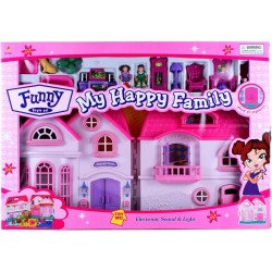 Műanyag babaház 0908Z301 Babaház, bútorok REGIO