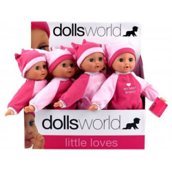 Baba, My best friend, 30 cm, babzsák testű, alvós Csecsemő baba Dolls World