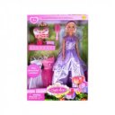 Hercegnő baba 3  ruhával.8071