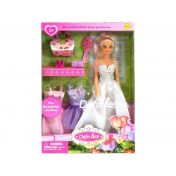 Defa Lucy hercegnő baba három ruhával - 30 cm, többféle Baba, babakocsi DEFA