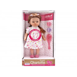Magyarul beszélő Charlotte, virágos ruhában 8157 Baba, babakocsi Dolls World