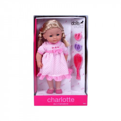 Baba, Charlotte 36cm, puha testű, fésülhető kieg.