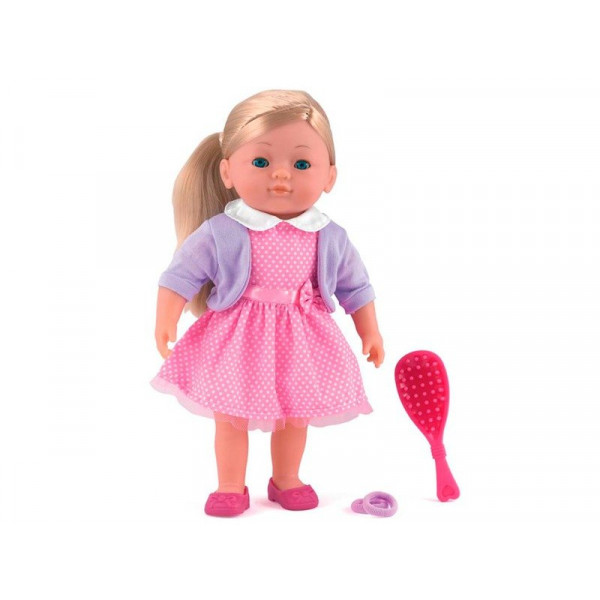Baba, Charlotte, 36 cm, puha testű, fésülhető, ki