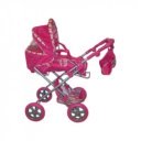 Mély táskás babakocsi pink71x42,5x69 cm 9333
