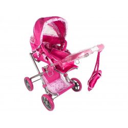 Mély táskás babakocsi pink71x42,5x69 cm 9333 Baba, babakocsi REGIO