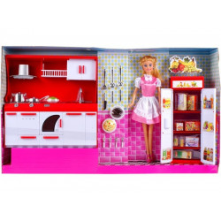 Lucy baba konyhája (30 cm babával) 8085