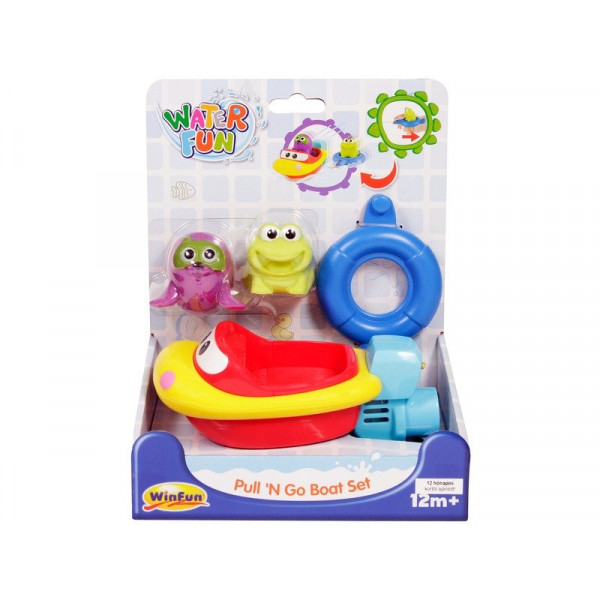Bébi fürdőjáték kishajóval 7116