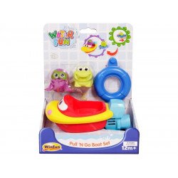 Bébi fürdőjáték kishajóval 7116 Bébi fürdőjáték Winfun